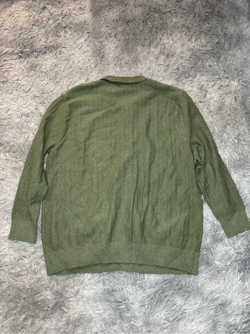 Goodfellow & Co Men’s Collared Cotton Blend Cardigan Sweater - Green Size XL NWT